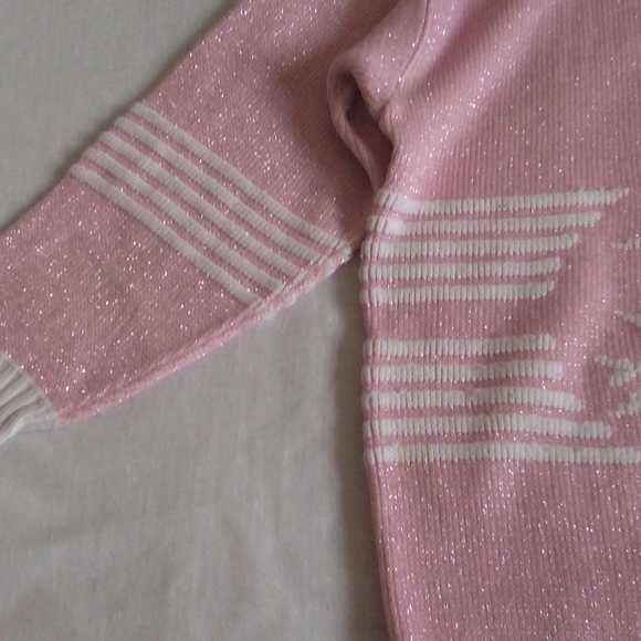 Pink & white floral Sweater - Picture 7 of 8